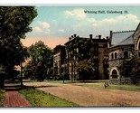 Whiting Hall Galesburg Illinois IL DB Postcard Y5 - £3.92 GBP