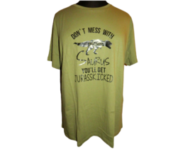 Shein Plus Size 4X Olive Mama Mamasauraus t-shirt, Dinosaur - £17.29 GBP