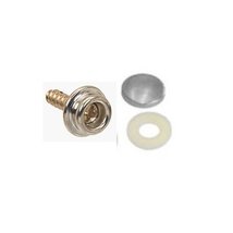 C.S. Osborne 100 Qty and Co. Screw Studs, Nickel Plated Brass, 5/8&quot; Length, (MPN - £38.53 GBP