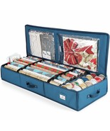 Wrapping Paper Organizer Storage, Christmas Wrapping Paper Storage Conta... - £27.79 GBP