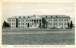 WWII Aberdeen Proving Ground Administration Building UNP UNP WB Postcard N17 - £7.67 GBP