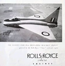 1952 Rolls Royce Aero Engines Boulton Paul Advertisement Sphere UK Impor... - $369.57 MXN