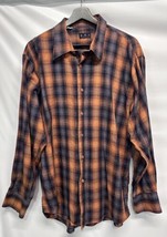 NDX Vintage 80’s Mens Cotton Button-Down Flannel Shirt Plaid Fall Long S... - $22.74