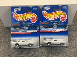 Hot Wheels~2000 First Editions~’68 EL CAMINO~#8 Of 36~White~Collector #0... - $6.44