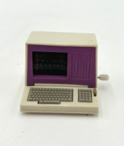 Vintage 80s 90s Barbie Purple Desktop Computer All In One Personal PC Wined Up - £11.03 GBP