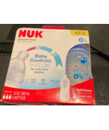 3 Pack NUK Bottles 0+ M Smooth Flow Anti Colic 10 Oz Blue Tractor Design... - €13,69 EUR