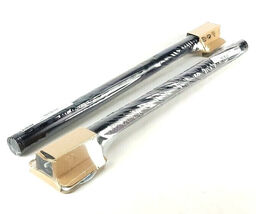 (Lot of 2) IKEA Adils Black Metal 27.5"  Office Desk Table Leg New  702.... - $38.99