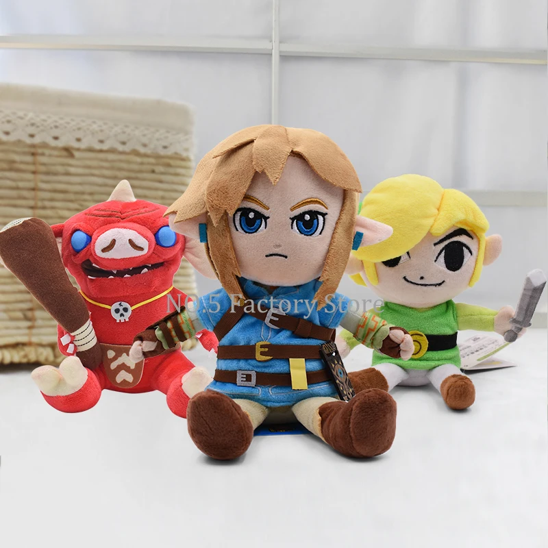 Anime Zelda Plush Doll Link Korok Red Bokoblin Cartoon Soft Stuffed Toys Game - £14.68 GBP+