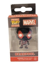 DEADPOOL Funko Pocket Pop! Keychain Black Suit Version Marvel NEW US Seller - £8.01 GBP