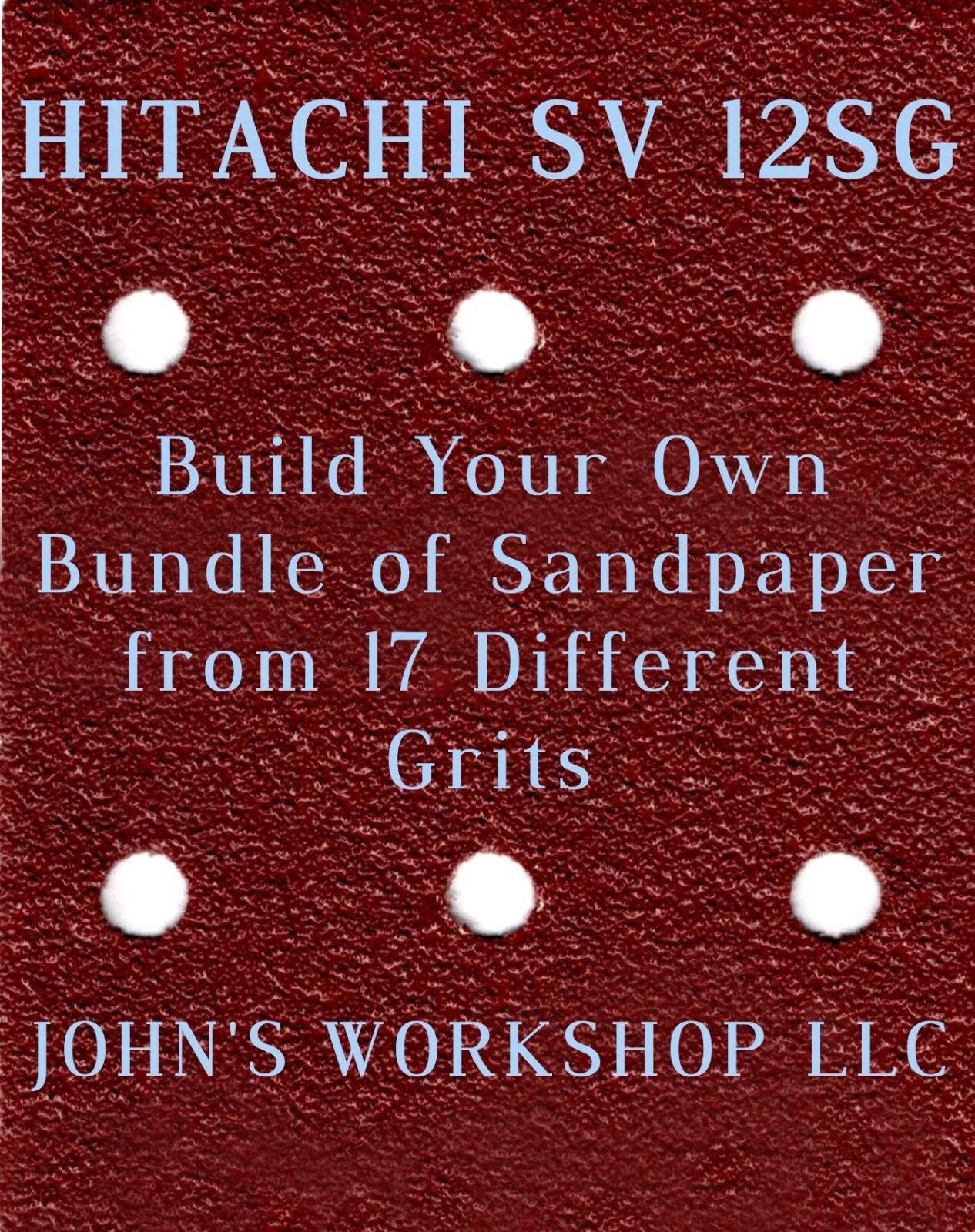 Build Your Own Bundle of HITACHI SV 12SG 1/4 Sheet No-Slip Sandpaper - 1... - $0.99
