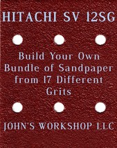 Build Your Own Bundle of HITACHI SV 12SG 1/4 Sheet No-Slip Sandpaper - 17 Grits! - $0.99