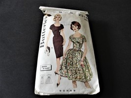 Butterick 2315- Cocktail Dress, Gathered Skirt, Low Scoop Neckline- Size 16 Bust - $23.00