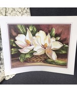 Vintage Poster Art Print Floral Flowers Signed Peggy Hatch Sibley 16”x20... - £10.98 GBP