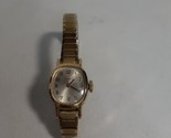 Vintage Timex Watch Women Gold Tone Oval Dial 17mm Stretch Band Manual W... - $9.70