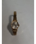 Vintage Timex Watch Women Gold Tone Oval Dial 17mm Stretch Band Manual W... - £6.82 GBP