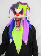 Halloween Clown Mask Killer Scary Clown Adult Full Latex Evil Realistic Jester - £26.37 GBP