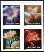 2000 34c Non-Denominated Flowers, Block of 4 Scott 3454-57 Mint F/VF NH - $3.48
