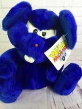 1999 Wild Mouse Hershey Park Blue Plush Stuffed Animal Roller Coaster Souvenir - £44.30 GBP