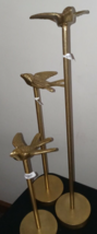 New Pier 1 Imports 3pc Bird Gold Metal Home Decor Elegant Set-Rare-SHIP ... - $394.94 CAD