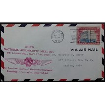 1929 3rd National Aeronautic Meeting St. Louis, MO. Cover - £7.02 GBP