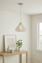 Trans Globe PND-961 One Light Pendant, Polished Chrome Finish - $125.31 CAD