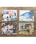 US Holocaust Memorial Museum Watercolor Artists Note Card Lot Of 8 w Env... - £11.83 GBP