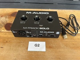 M-Audio M-Track Solo USB Audio Interface - $49.50