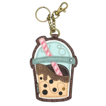 BOBA TEA DRINK KEY FOB COIN PURSE KEYCHAIN CHALA - $18.32