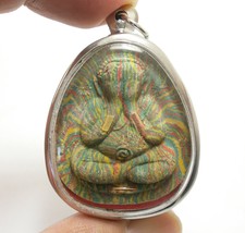 LP PAE PIDTA RAINBOW BLESSED 1998 CLOSE EYE BUDDHA TAKRUT THAI AMULET LU... - £46.12 GBP