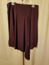 First Option - Brown Elastic Waist Skirt Size L     B2 - £7.03 GBP