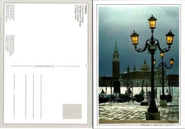 One(1) Italy Veneto Venice Island of San Giorgio Lampost Bell Tower VTG Postcard - £7.39 GBP