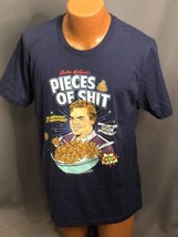 Happy Gilmore: Shooter McGavin&#39;S Pieces of S T Cereal T-Shirt Lrg - £19.76 GBP