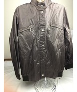 Vintage Obermeyer 70s Brown Nylon Wind Ski Shirt Jacket Mens Small - €64,94 EUR