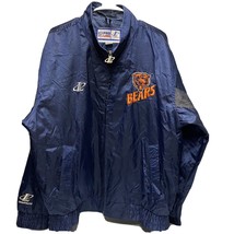 Vintage Chicago Bears Logo Athletic Windbreaker Jacket NFL Pro Line Size XL - £59.97 GBP