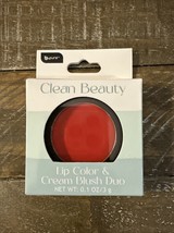 B Pure Clean Beauty Lip Color And Crème Blush Fun In The Sun - $11.76