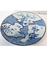 Original Chinese Qing Dynasty IMARI Blue White 18.5&quot; Plate - £133.70 GBP