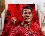 Sofa Blankets for Winter Cristiano Ronaldo Microfiber Bedding Custom War... - £51.36 GBP