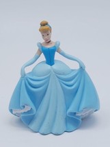 Disney Store Cinderella Blue  Ball Gown Dress 2&quot; Tall PVC Figure - £7.60 GBP