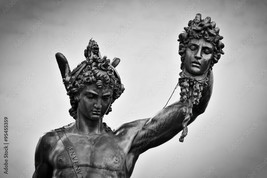 Statue Of Perseus Holding The Head Of Medusa ceramic tile mural backsplash - £47.58 GBP+