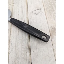 Vintage Foley Chromium Cake Pie Spatula Server 10 1/2&quot; Black Handle - £7.56 GBP