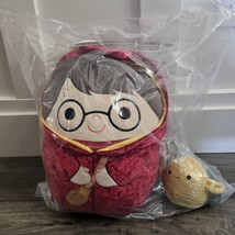 Squishmallows Select Series Harry Potter 12&quot; + Golden Snitch 4&quot; NWT - £39.44 GBP