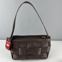 Harveys The Original Seatbelt Bag Brown Baguette Purse Shoulder 10” x 6” - £62.21 GBP