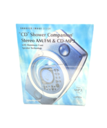 Sharper Image CD Player MP3 AM/FM Stereo Shower Companion Water Resistan... - $1,454.01 MXN