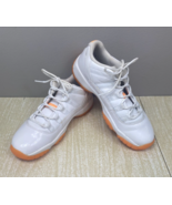 Nike Air Jordan 11 XI Citrus Low 2015 Size 5.5 Y Orange 580521 139 White... - £36.77 GBP