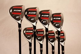 +1 BIG TALL LONG CUSTOM MADE XL HYBRID GOLF CLUBS 3 - PW SET TAYLOR FIT ... - £783.32 GBP