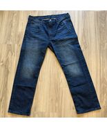 Levi&#39;s Men&#39;s Jeans 569 36x32 Straight Loose Fit Baggy Y2K Dark Wash Blue... - $819.47 MXN