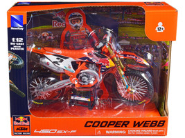 KTM 450 SX-F Motorcycle #2 Cooper Webb &quot;Red Bull KTM Factory Racing&quot; 1/12 Die... - £31.86 GBP