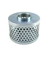 QWORK Round Hole Suction Strainer Filter for Pumps, Steel Plated Thread ... - £24.48 GBP