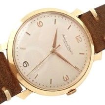 Authentic! IWC Schaffhausen International Watch Co 18k Yellow Gold Manual Watch - £2,546.84 GBP
