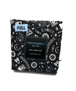 Cynthia Rowley Halloween Ouija Print Sun Stars Moon Skull Full Sheet Set... - $44.98